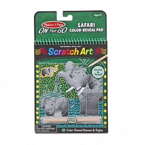 Блокнот Сафари из серии Scratch art (Melissa&Doug, 9150M_md)